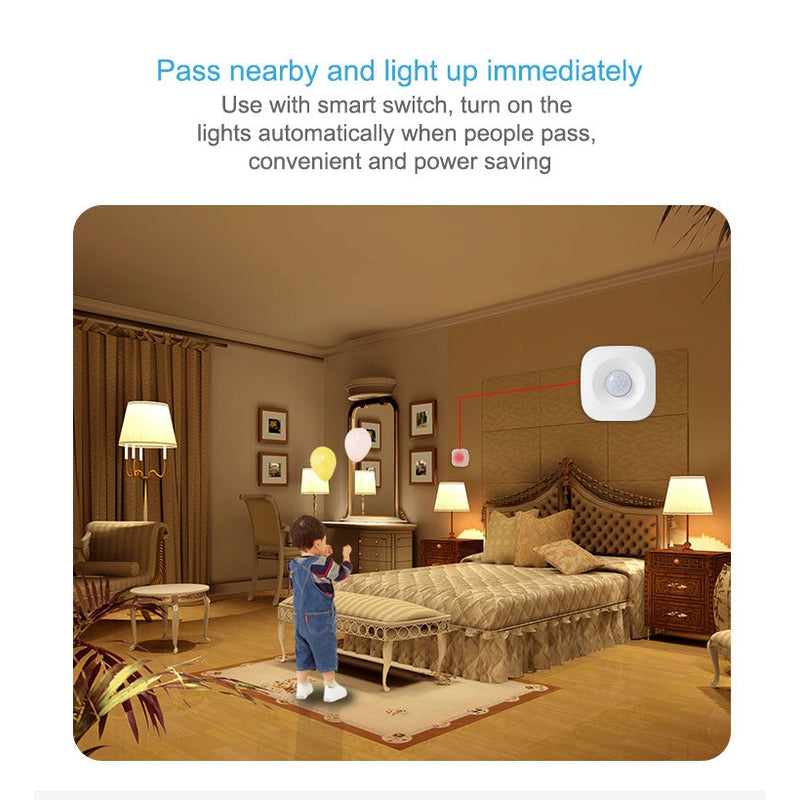 PIR motion sensor package contents and accessories