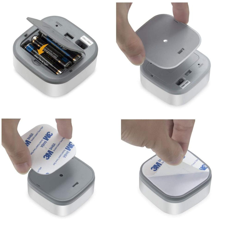 Motion detector sensor showing compact size and design