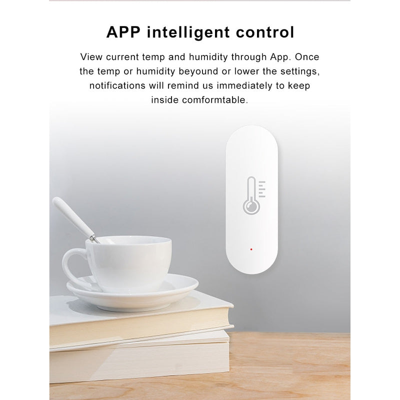 Temperature humidity sensor Smart Life app interface