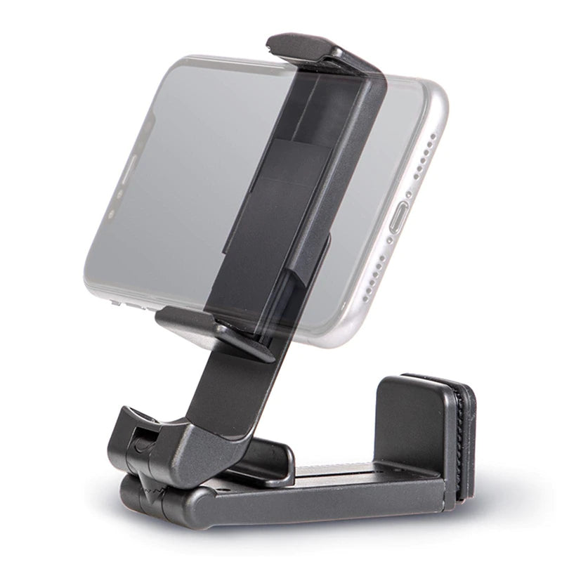 Travel phone clip showing 360-degree rotation feature