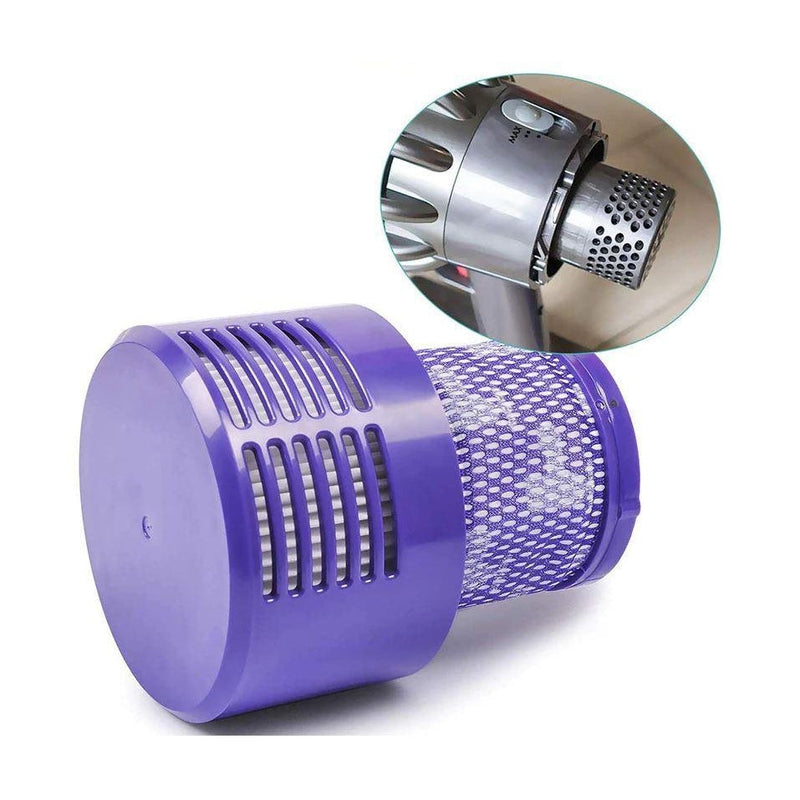 Dyson V10 washable filter cartridge close up
