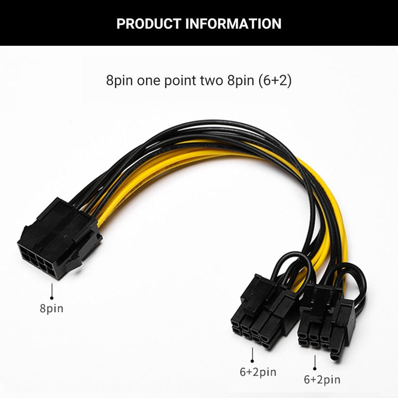 pin PCI Express PCIe Power Cable Graphics Card GPU