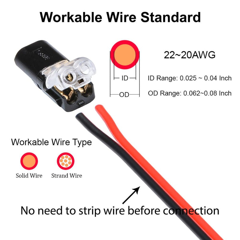 pin Pluggable Wire Connector Pair Male Female