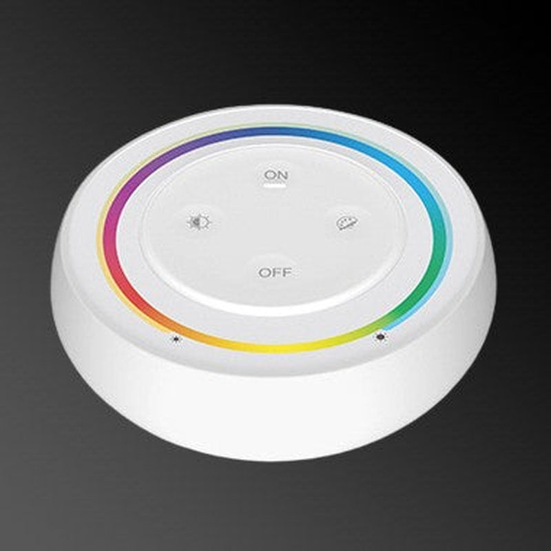 Miboxer 2.4G Rainbow RGB+CCT LED remote control in white and black