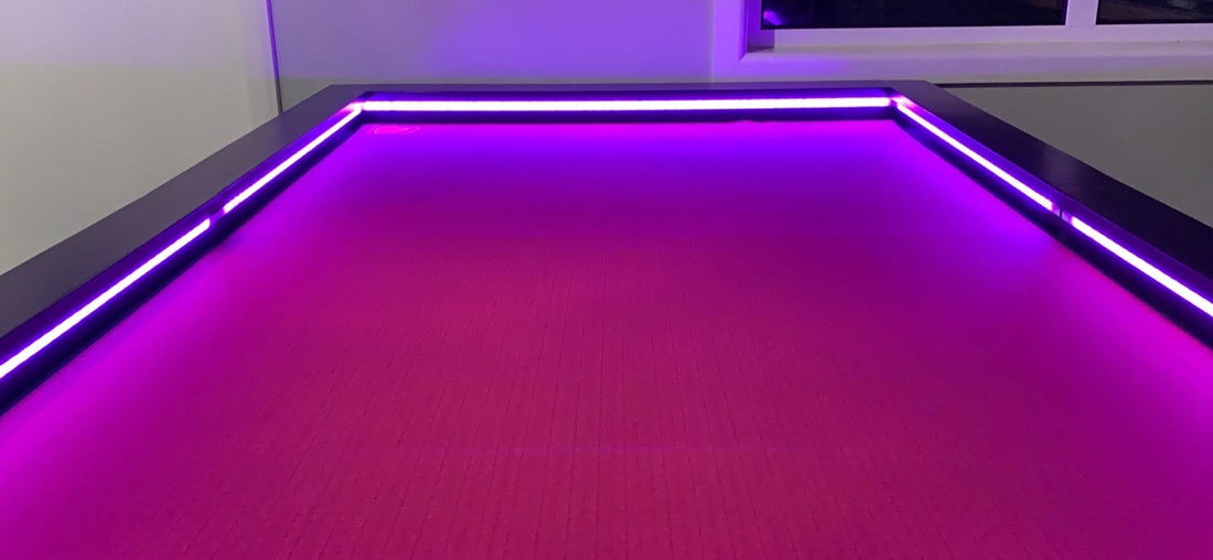 Gaming table lighting project