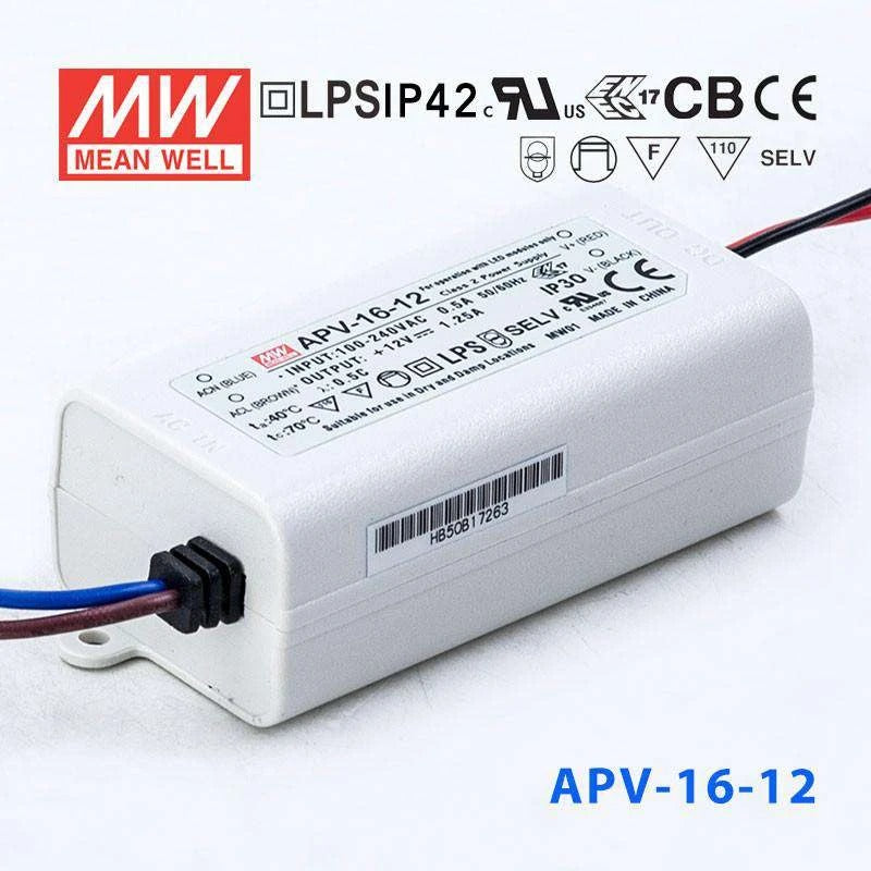 Mean Well APV-16-12 15W 12V LED driver