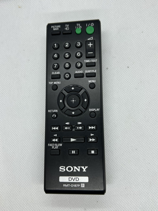 Remote for Sony DVD RMT-D187P