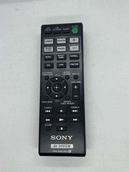 Remote for Sony AV System RM-AMU163