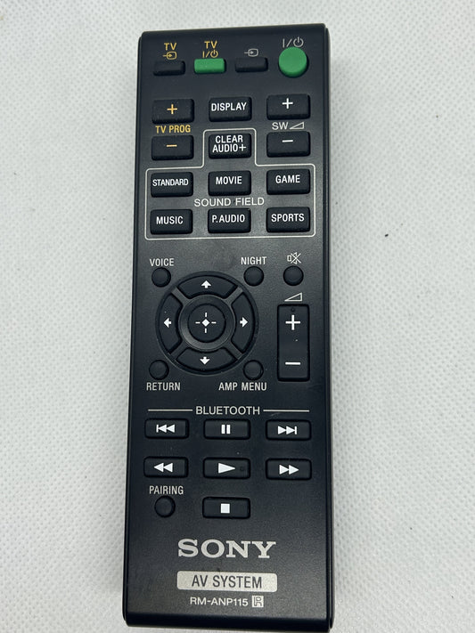 Remote for Sony AV System Audio RM-ANP115