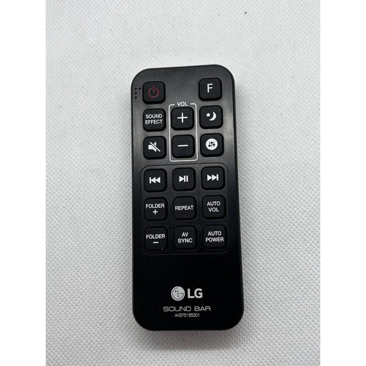 LG Sound Bar Remote Control AKB75155301 front view