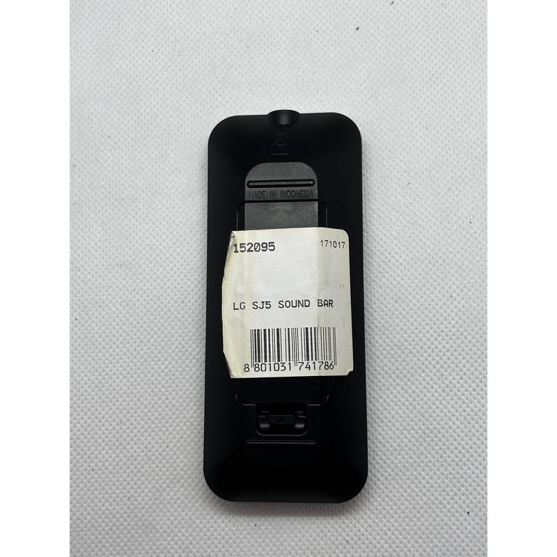 LG Sound Bar Remote AKB75155301 showing button layout