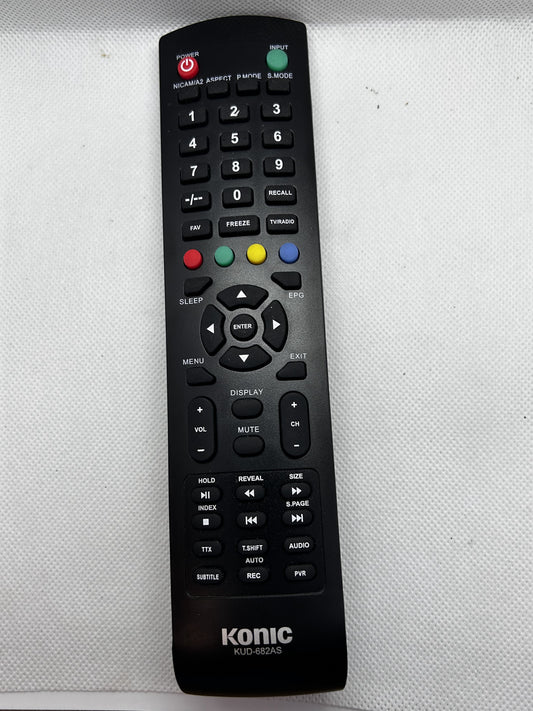 Remote for KONIC KUD-682AS (suits 55" 4K UHD LED TV)