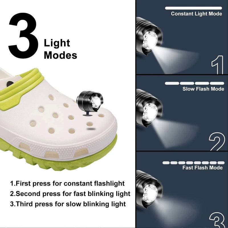 Croc Headlights (pair) - Perfect for Dog Walking, Camping, Hiking & More
