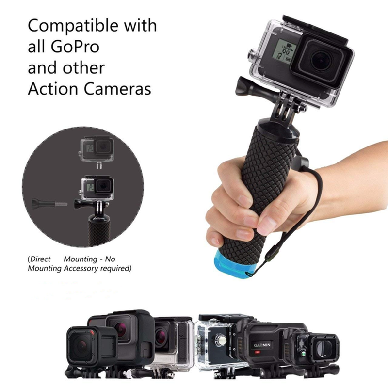 Water Floating Hand Grip Handle for GoPro Hero 8 7 6 5 4 Xiaomi Yi 4K SJ4000 SJ5000