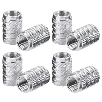 Car Tyre Valve Caps, Aluminium, 4pcs