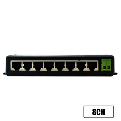 POE Injector / Splitter for CCTV Network POE Camera 4 / 8 Port IEEE802.3af