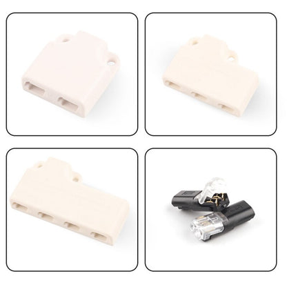 Wire Connector Splitter Box With Connectors for Audio Auto Moto Lighting System 22-18AWG