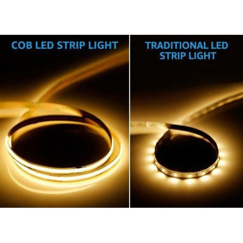 LED Solid Light Strip - COB 12V 480led/m (2400 LED's)-Sparts NZ