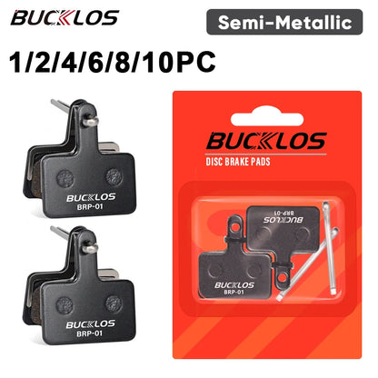 Semi-metallic disc brake pads compatible with Shimano B01S