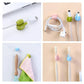 10pcs Thumbs Up Shape Wall Hooks