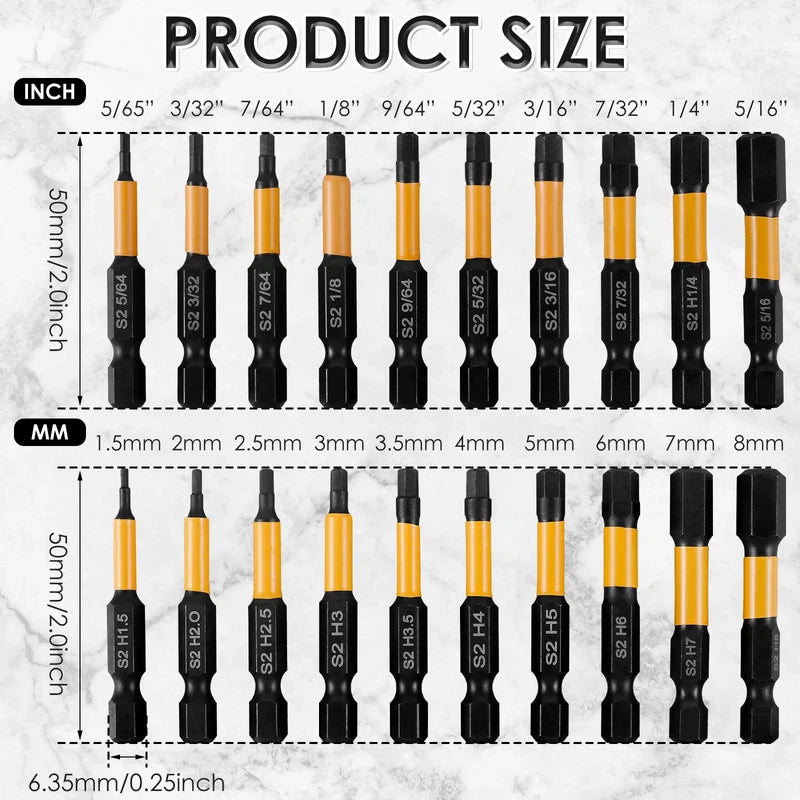 Hex head bits for impact driver sale