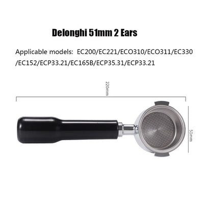 Breville / Delonghi compatible Coffee Portafilter 54mm/58mm with Basket