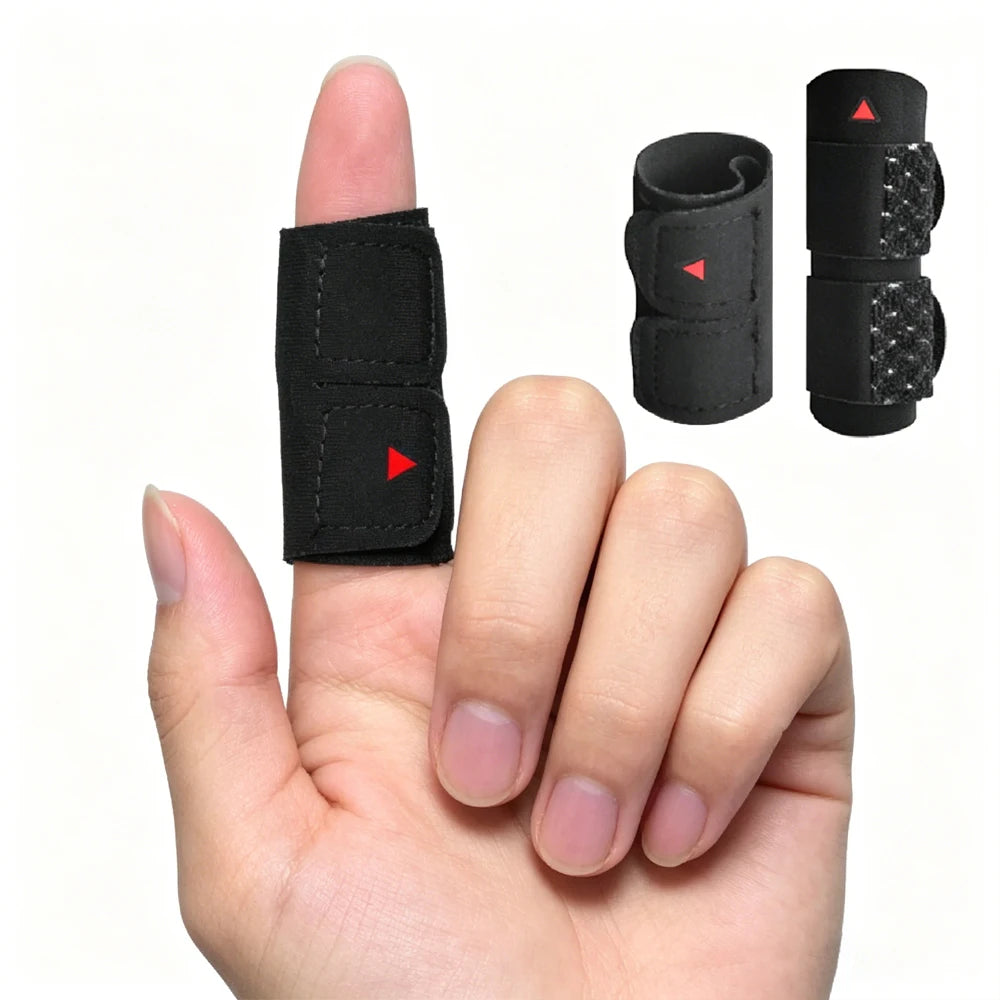 Finger splint adjustable strap detail