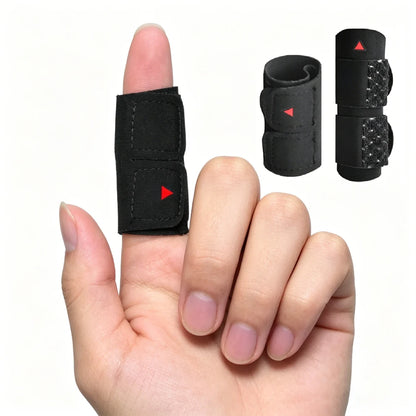 Finger splint adjustable strap detail