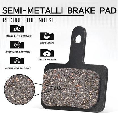 Semi-metallic pad compound