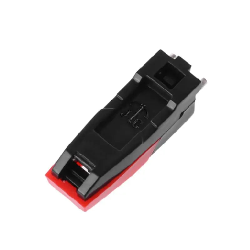 Underside of suitcase record player cartridge