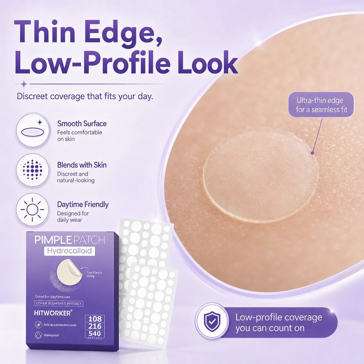 Acne patch features