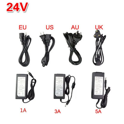 24V adapter range with AU plug