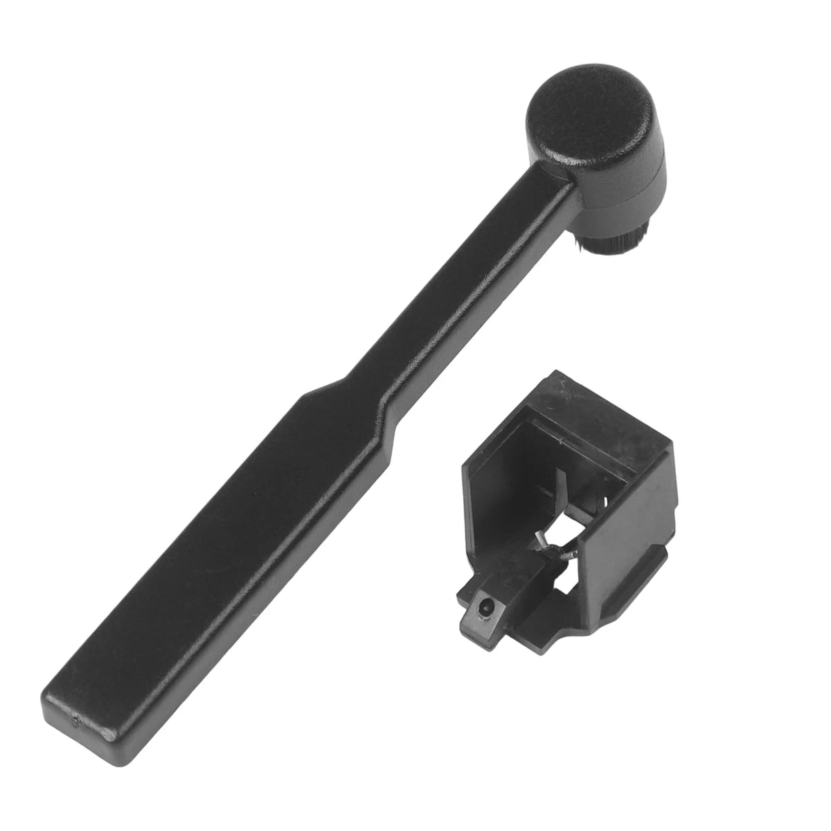 Stylus cleaning brush and stylus body