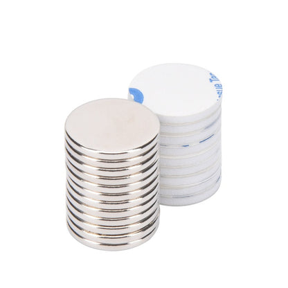Small Disc Rare Earth Neodymium Magnet for DIY - Single pc w/ adhesive
