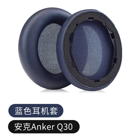 Anker Soundcore ear pads showing leather cushion detail