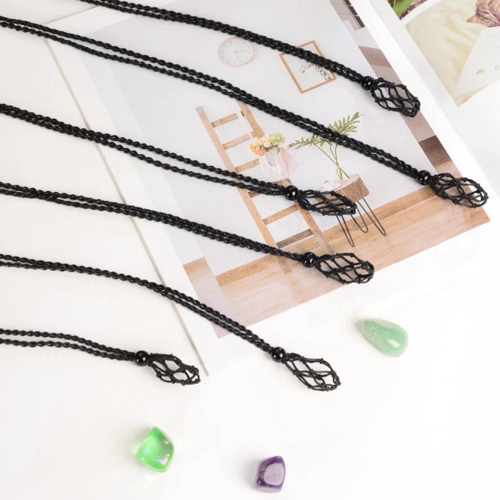 Crystal holder net pouch