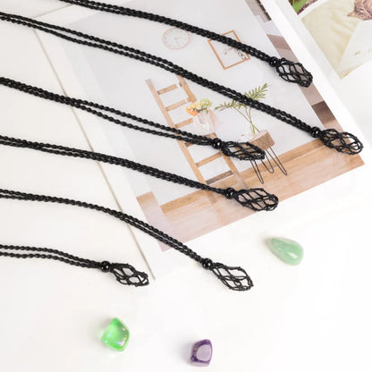 Crystal holder net pouch