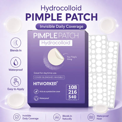 Invisible acne patch set box