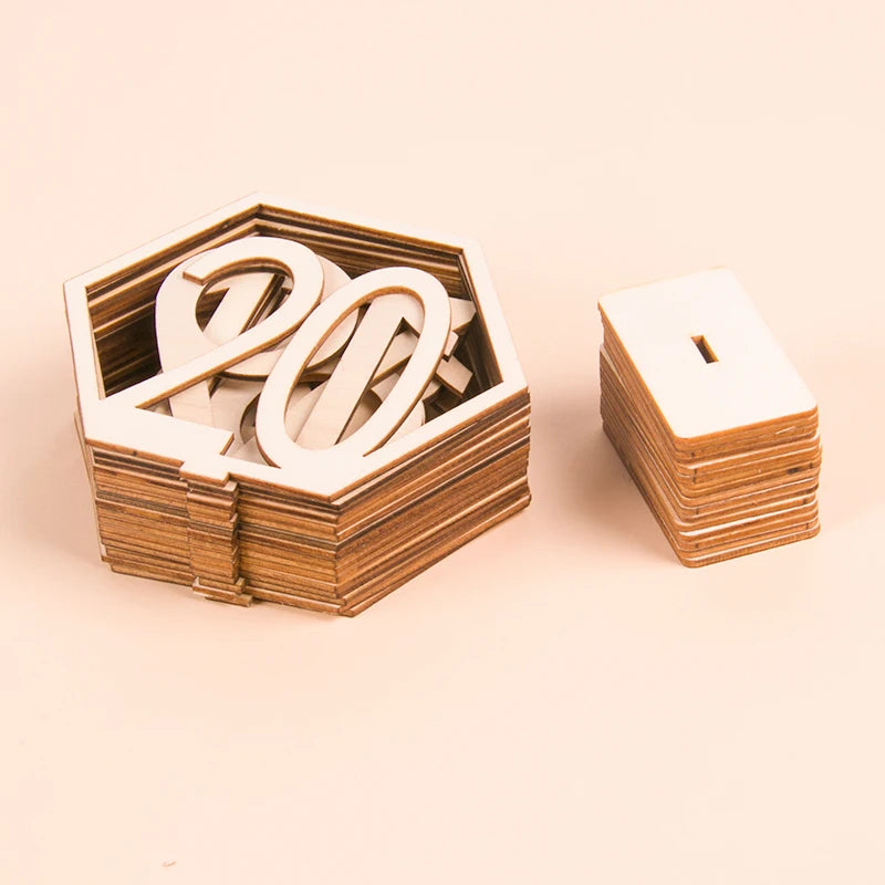 Wooden Table Place Card