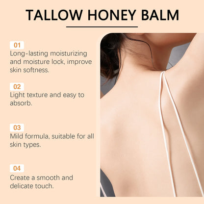 Tallow honey cream jar