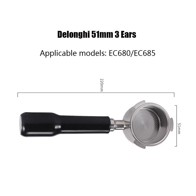 Breville / Delonghi compatible Coffee Portafilter 54mm/58mm with Basket