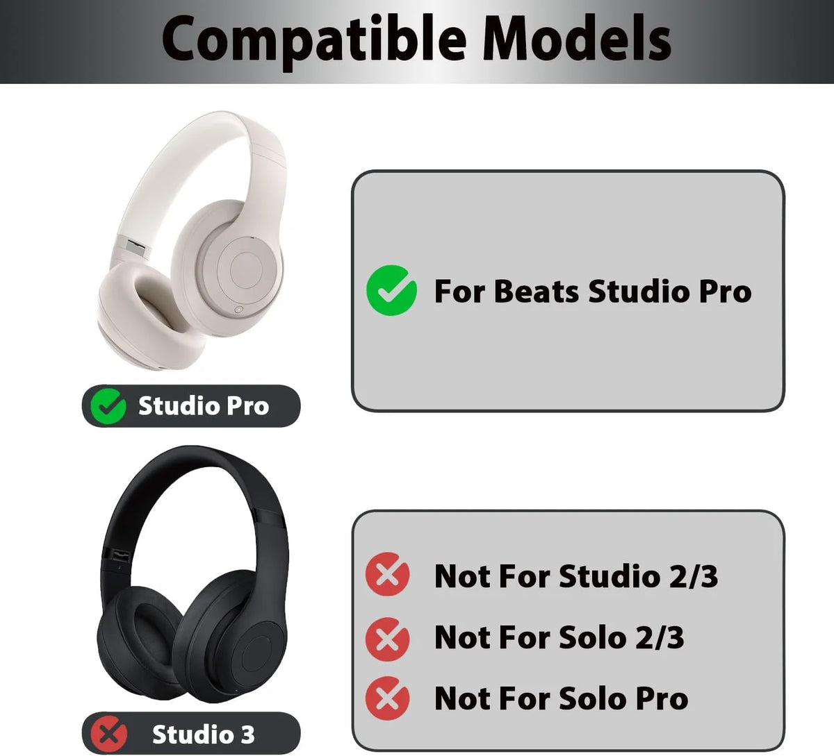 Beats Studio Pro ear pad colour options