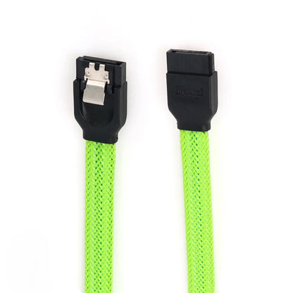 Lecolli SATA 3.0 III SATA3 7pin Data Cable 6Gb/S SSD Cables HDD Hard Disk Drive Cord Line With Nylon Premium Sleeved