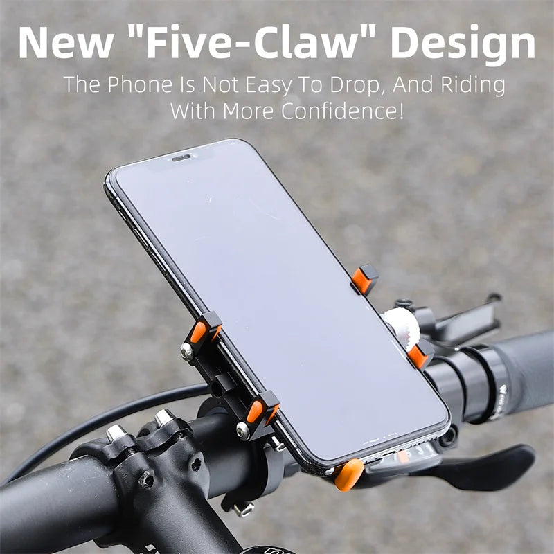 Phone mount on handlebar