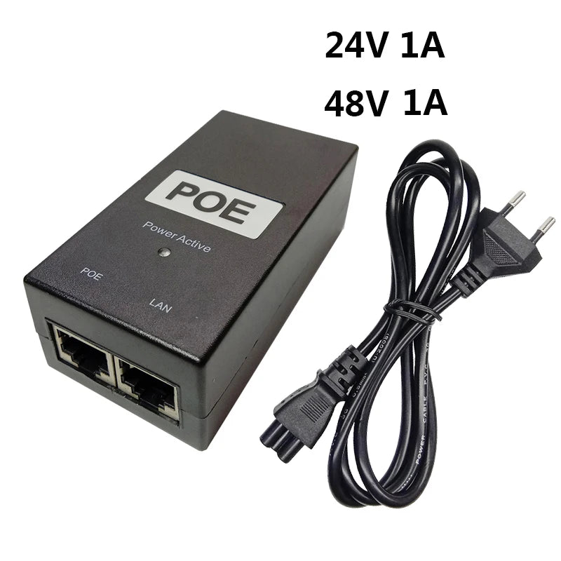 48V 1A POE power injector AU plug