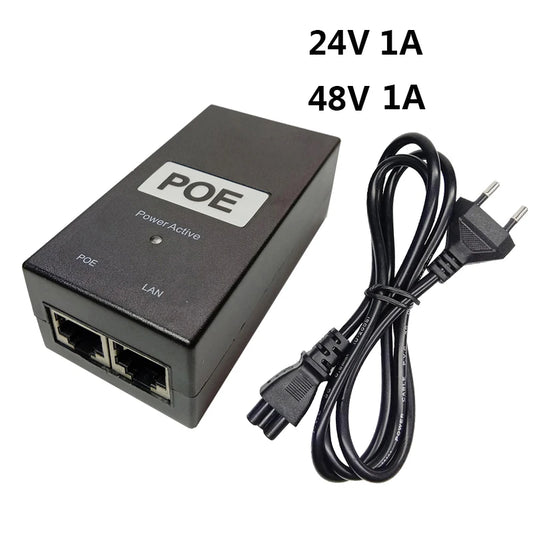 48V 1A POE power injector AU plug