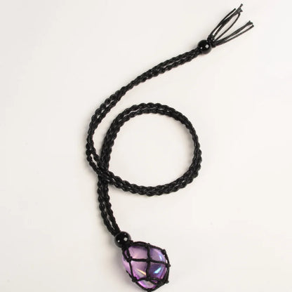 Adjustable necklace cord detail