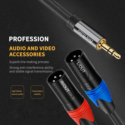 3.5mm to XLR cable professional audio