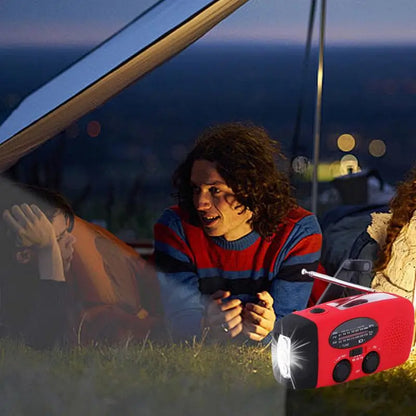 Emergency radio charging phone