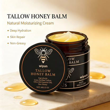 Tallow honey face and body cream, single unit